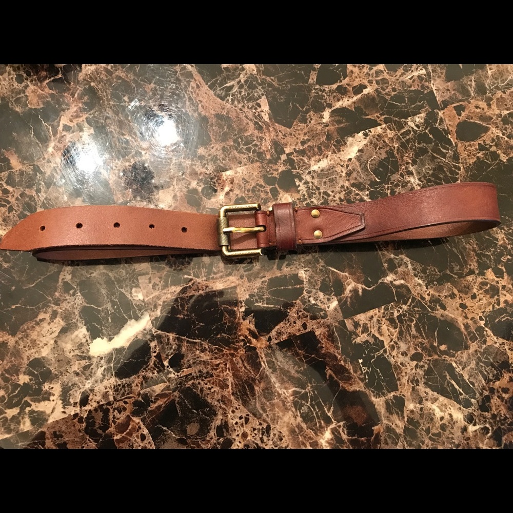 Burberry leather belt